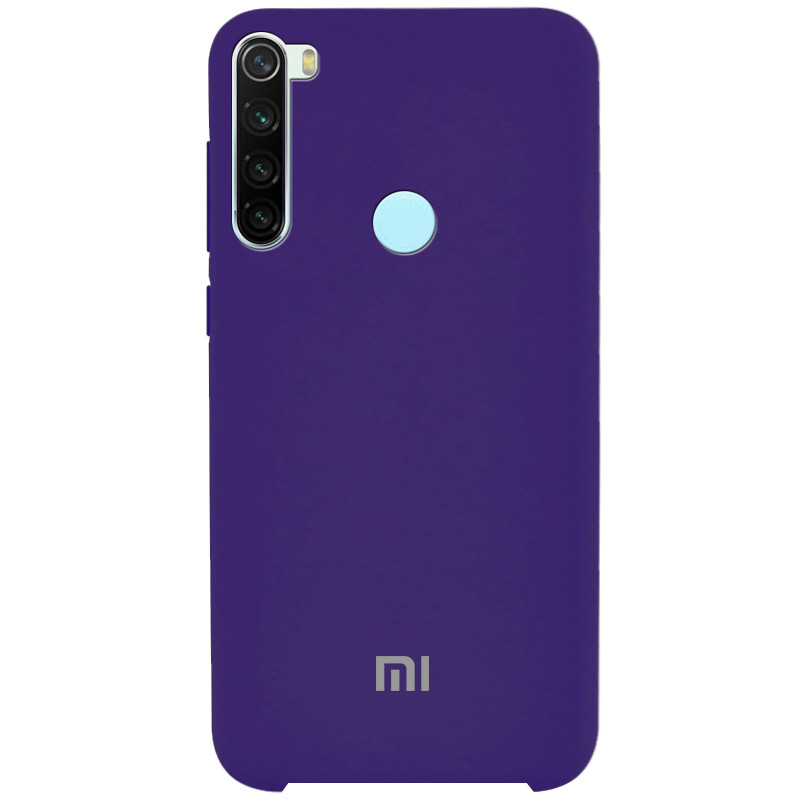 

Чехол Silicone Cover (AA) для Xiaomi Redmi Note 8, Фиолетовый / purple