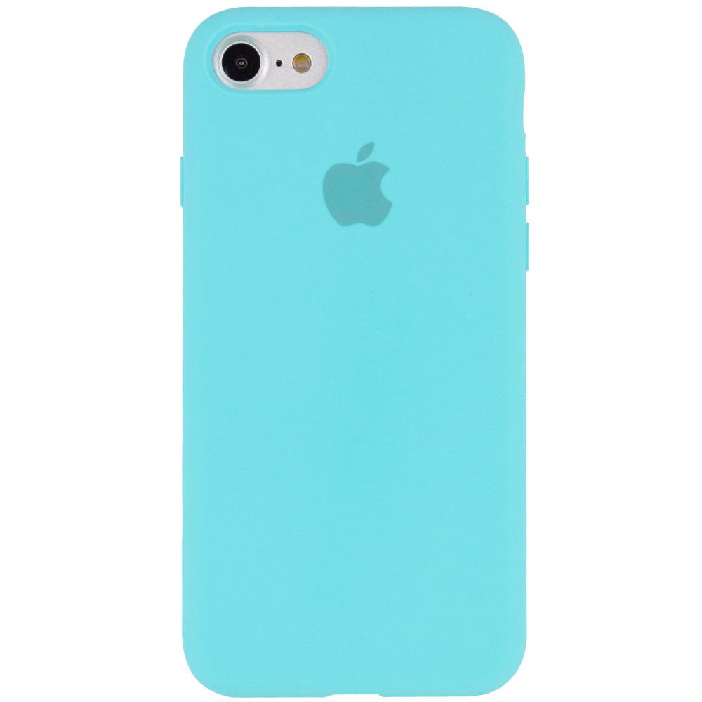 

Чехол Silicone Case Full Protective (AA) для Apple iPhone 7 / 8 / SE (2020) (4.7"), Бирюзовый / ice blue