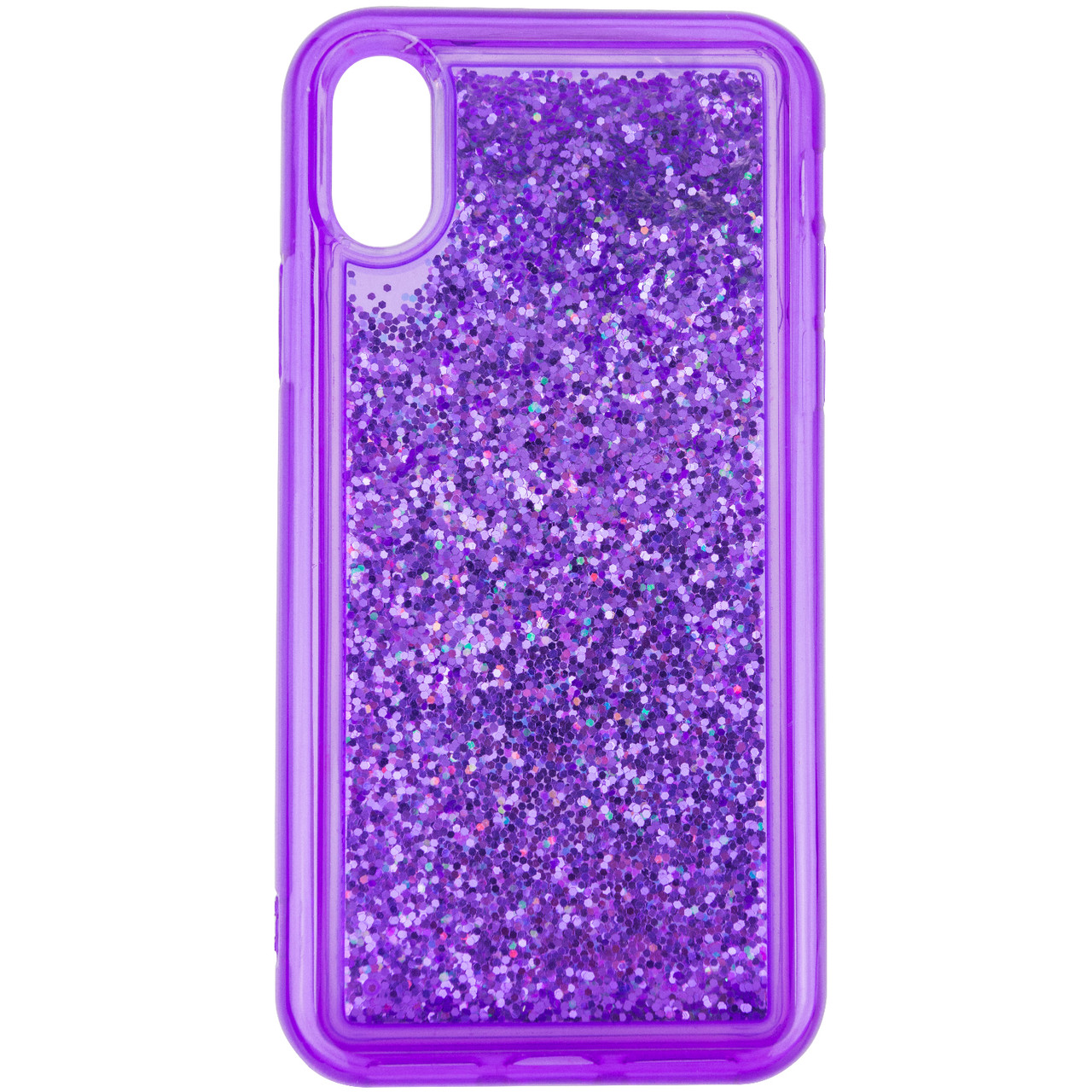 

TPU+PC чехол Sparkle (glitter) для Apple iPhone X / XS (5.8"), Фиолетовый