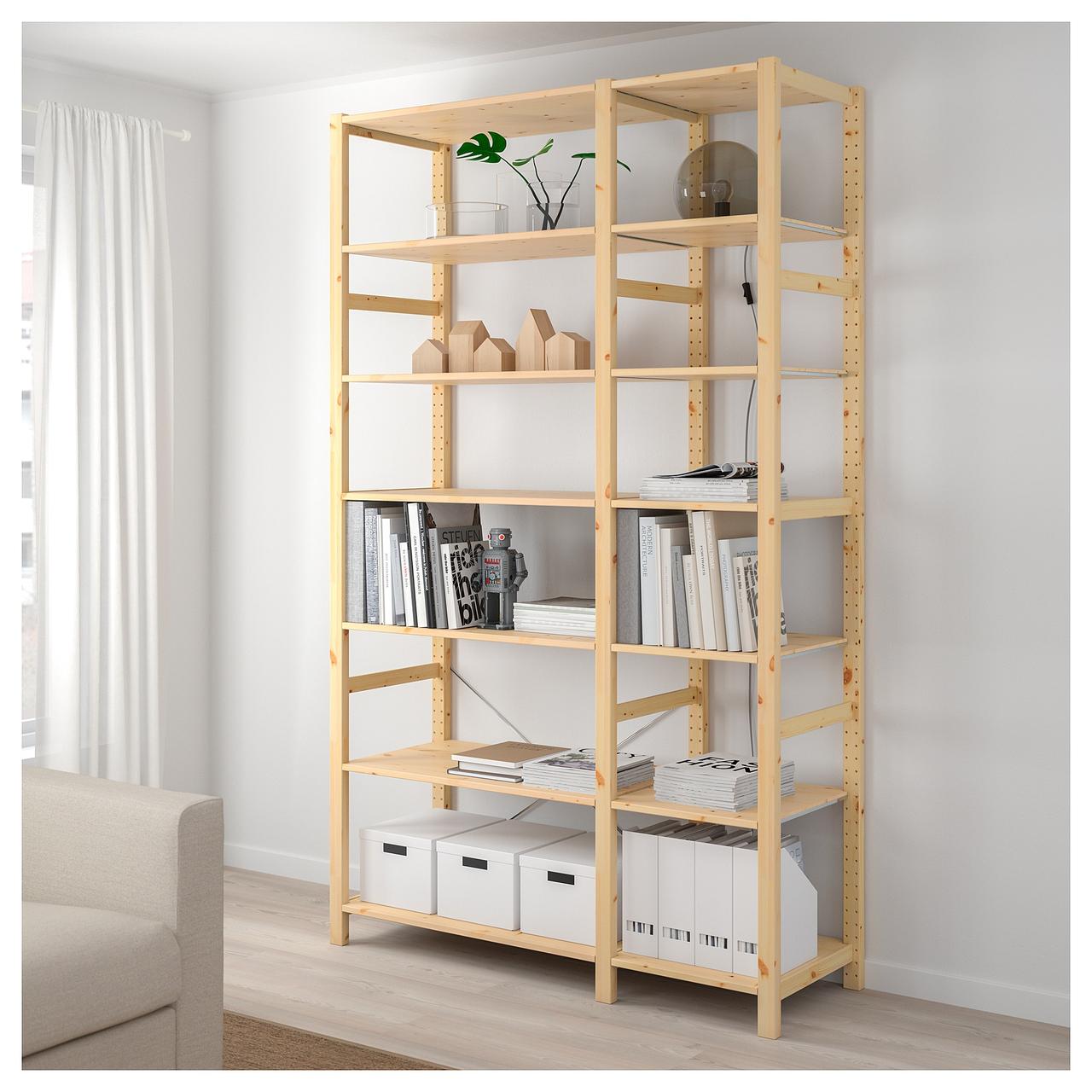 

IKEA IVAR ( 292.483.45) 4 секції/полиці/шафа 344x30x226 см