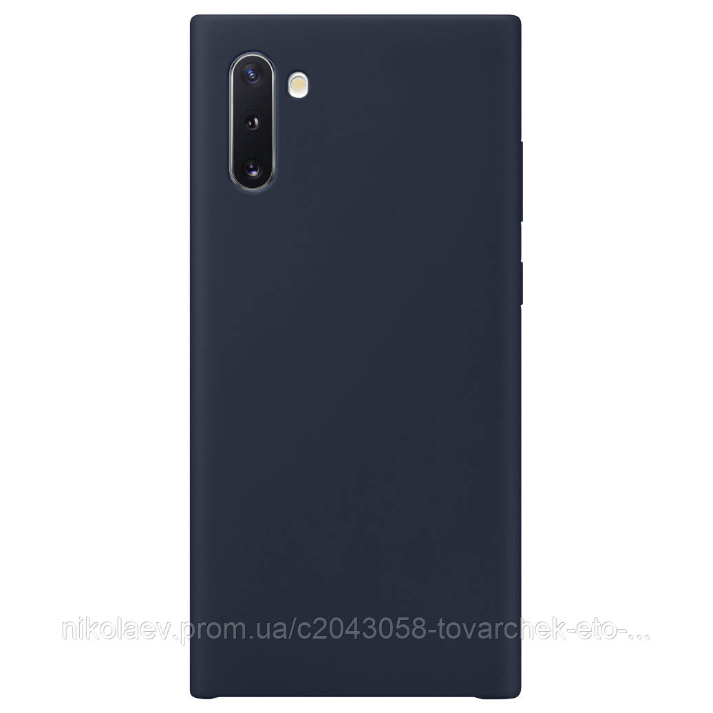 

Чехол Silicone Cover without Logo (AA) для Samsung Galaxy Note 10, Синий / midnight blue