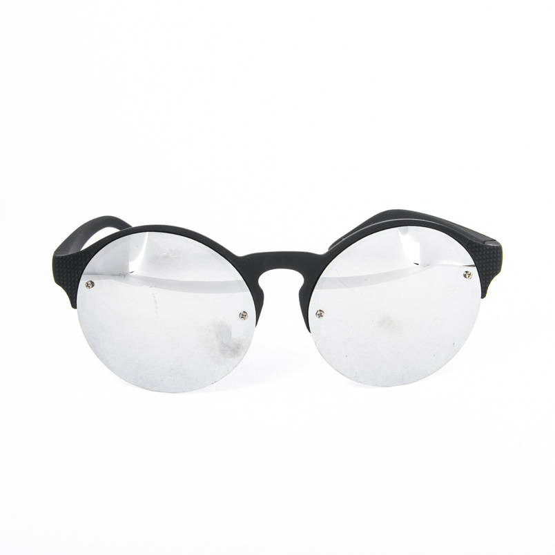 Солнцезащитные очки унисекс - черные зеркальные -2-6080, фото 2