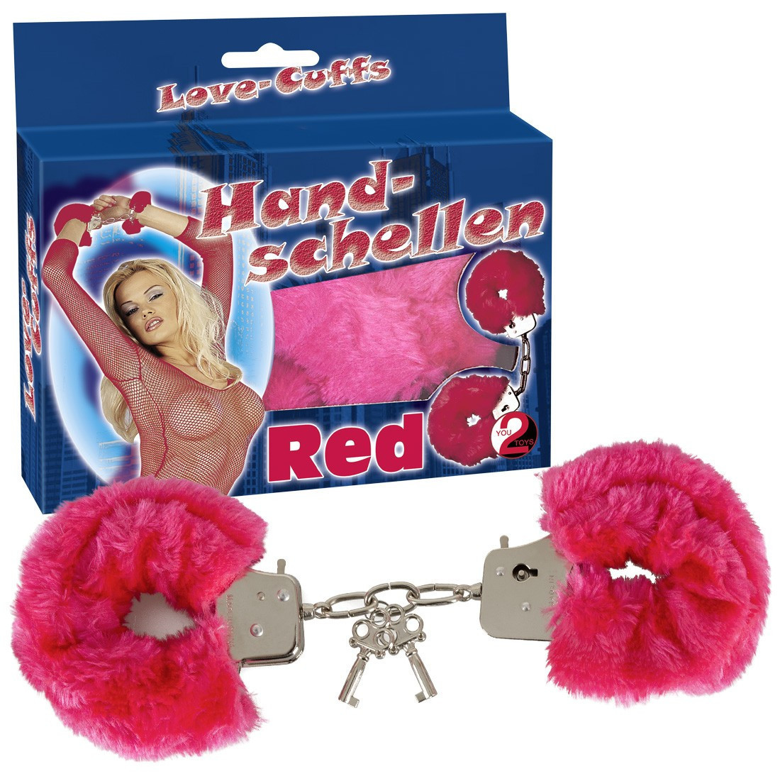 

Качественные наручники Love Cuffs Red