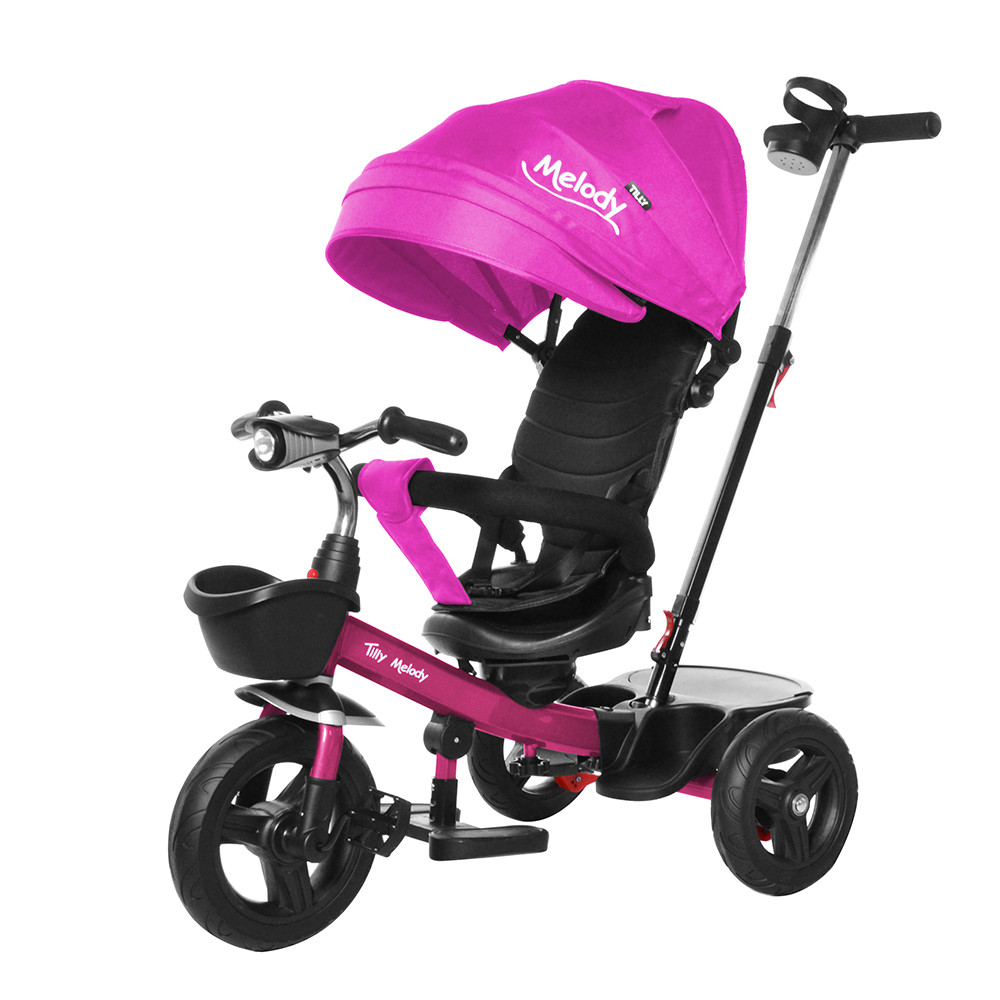 

Велосипед триколісний TILLY Melody T-385 Малиновий/1