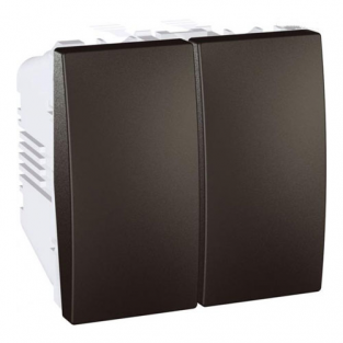 

Механизм переключателя 2-кл. 10А 250В 2 мод. Графит Schneider Electric Unica