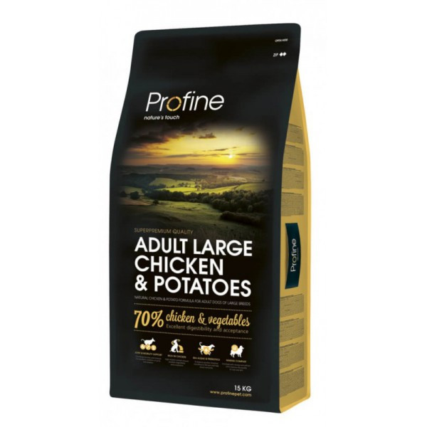 

Сухой корм для собак Profine Adult Large Breed Chicken, Вес 3 кг