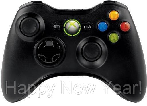 

Беспроводной геймпад Xbox 360 Wireless Controller Black