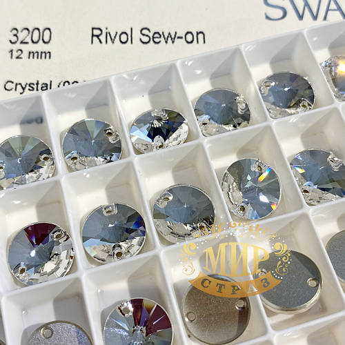 Купить Пришивные камни Swarovski, Crystal 16мм, 1шт арт 3200 в Украина от  "Интернет-магазин "Мир страз""