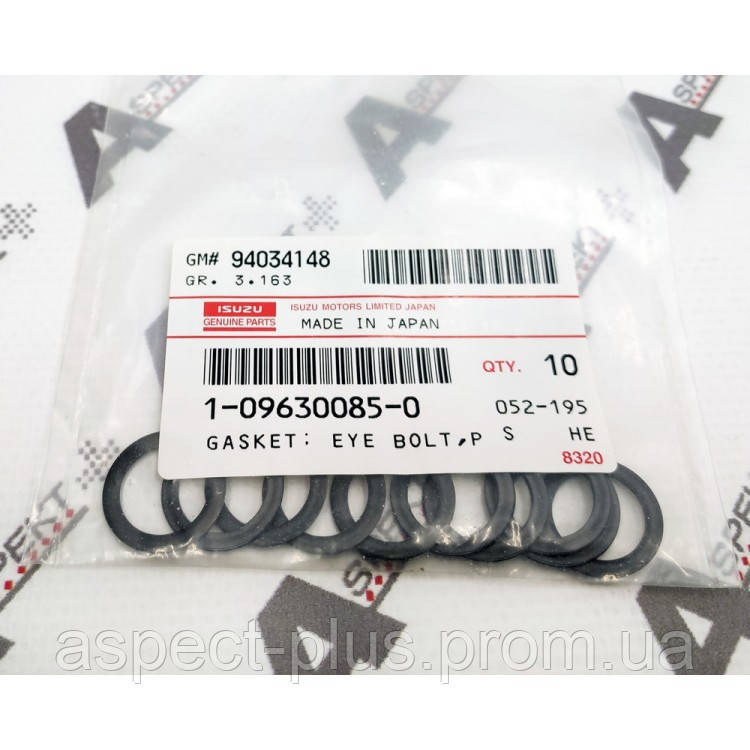 

Уплотнительная шайба Isuzu 6BD1 6BB1 6SA1 6QA1 6HK1 6WG1 4BG1 4JB1 4HK1 1096300850, GASKET; EYE BOLT