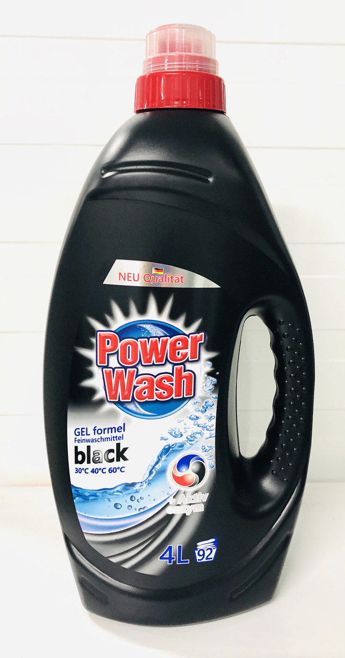 

Гель для стирки концентрат Power Wash Black 4 л (92 стирки)