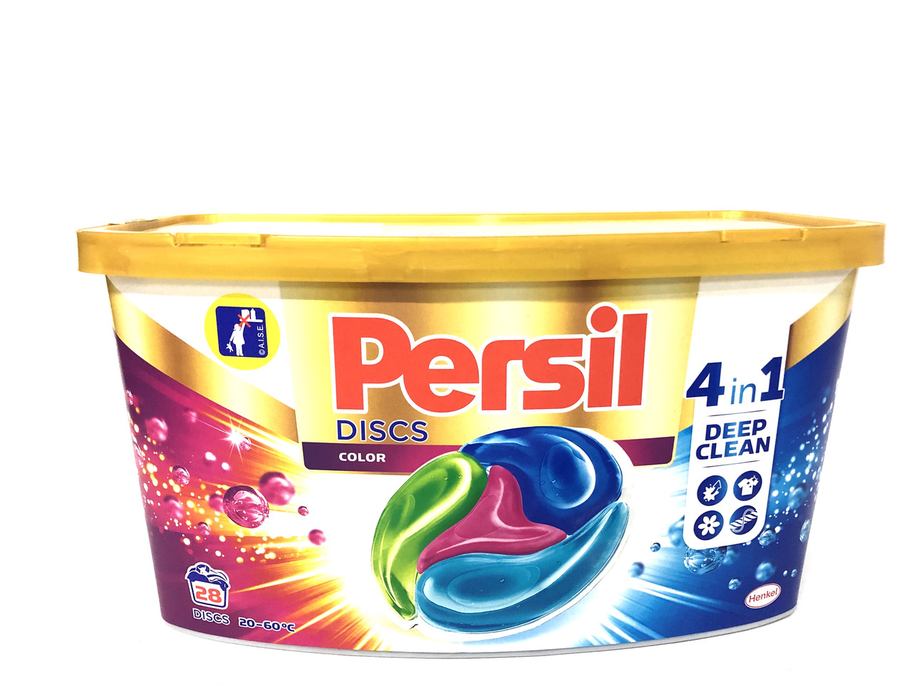 

Гель для стирки в капсулах Persil Discs Color Deep Clean 28 шт