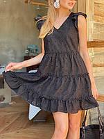 Платье женское Влада воздушное легкое свободного кроя из натуральной прошвы Smfl4381