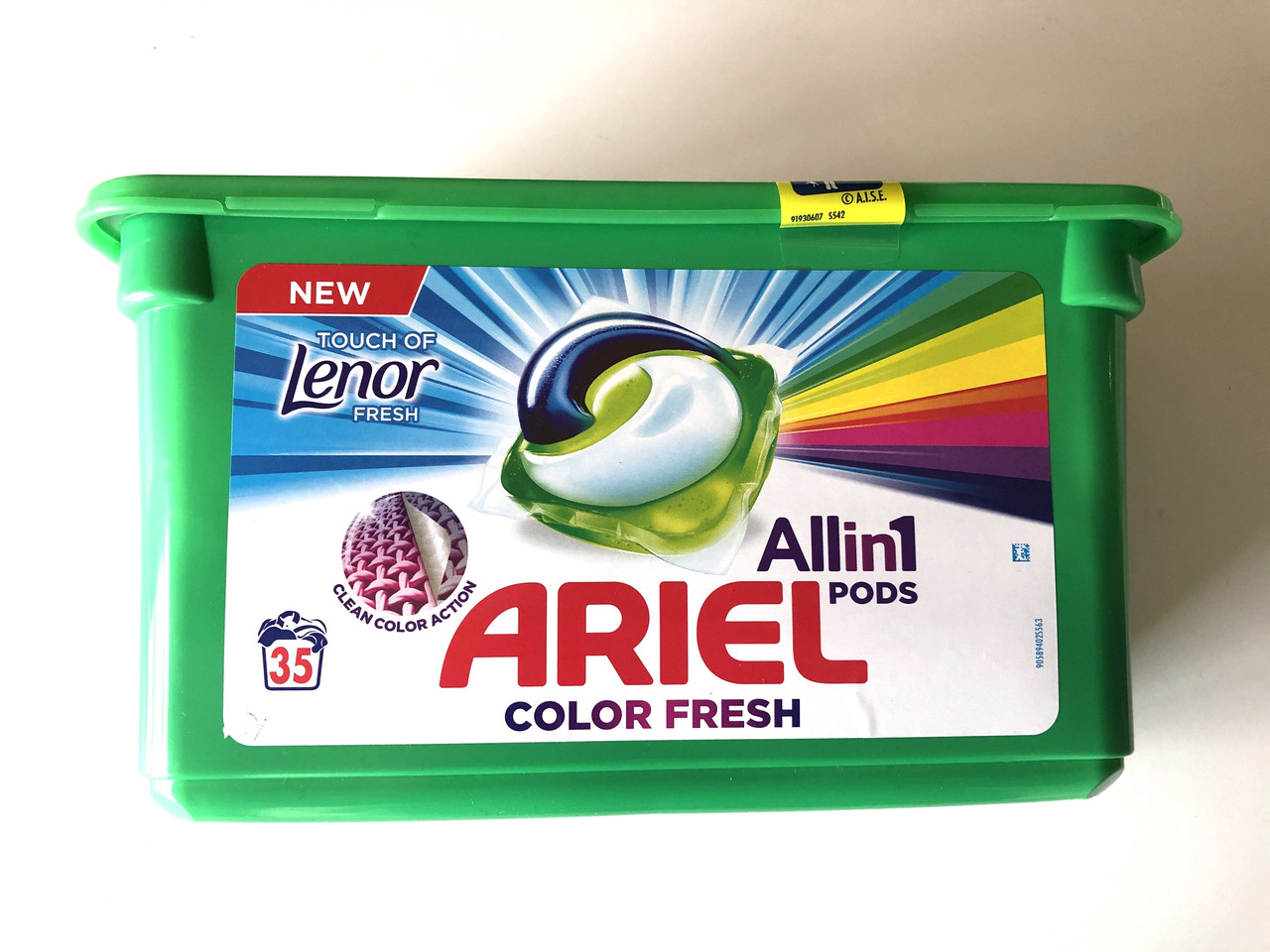 Капсулы для стирки Ariel Lenor Color fresh All in 1 , 35 шт