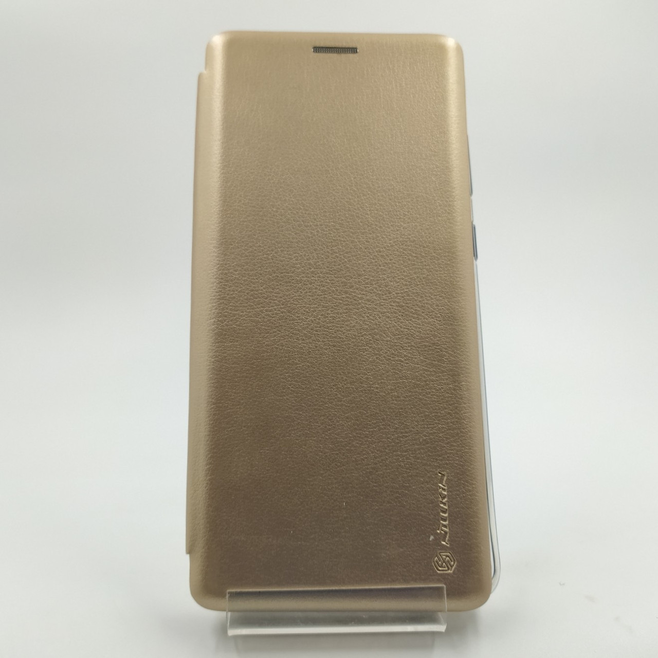 

Кожаный противоударный чехол-книжка Wing Samsung S20+ Gold, Золотой