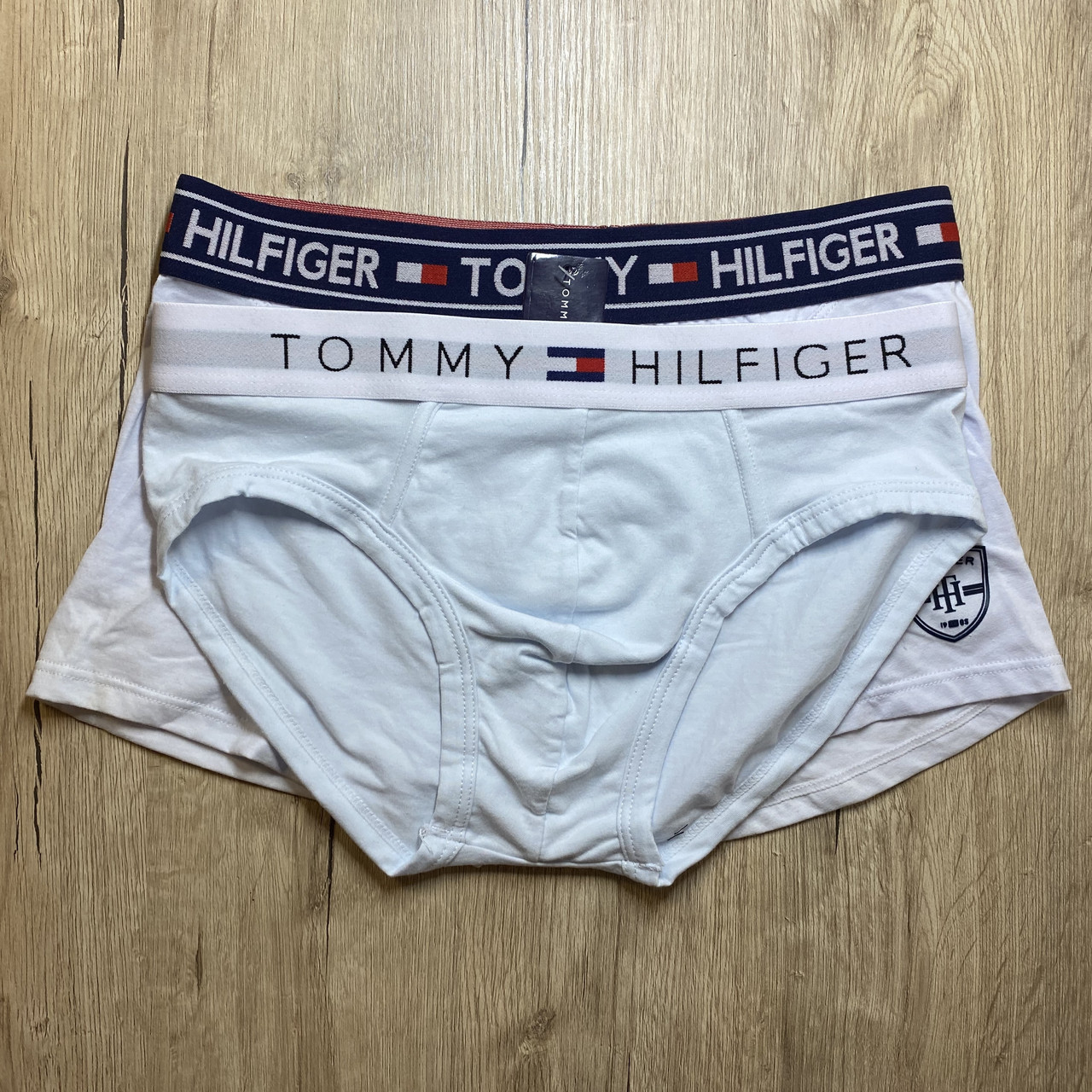 

Набор мужские боксеры + мужские брифы Tommy Hilfiger 2 Белые, XXL