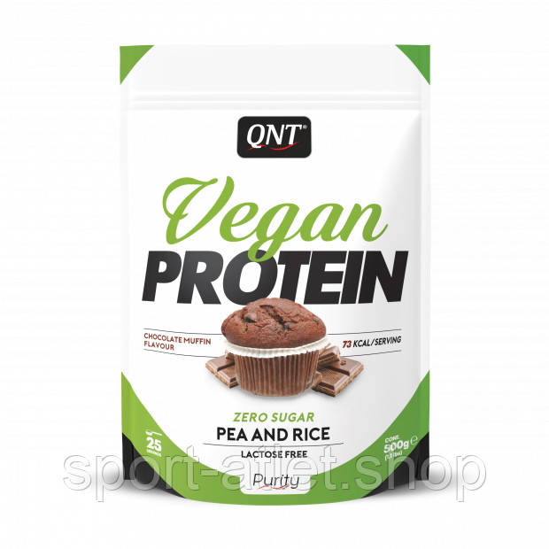 

Протеин QNT Vegan Protein, 500 грамм Шоколадный мафин