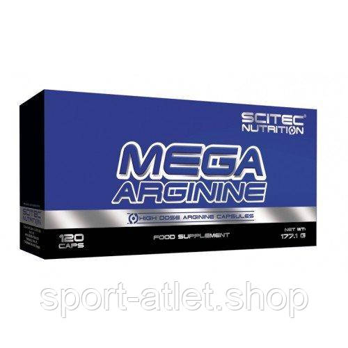 

Аминокислота Scitec Mega Arginine, 120 капсул