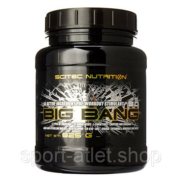 

Предтренировочный комплекс Scitec Big Bang, 825 грамм Апельсин