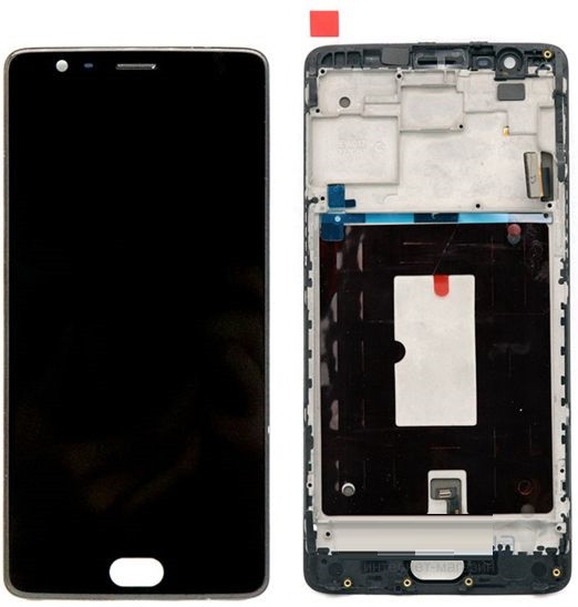 Дисплей OnePlus 3 (A3003)/ 3T A3010 TFT с сенсором белый с рамкой