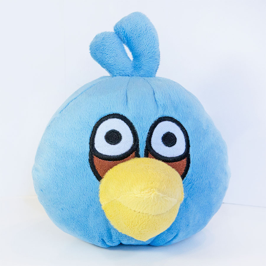 

Мягкая игрушка Weber Toys Angry Birds Птица Джим средняя 20см (526, Голубой