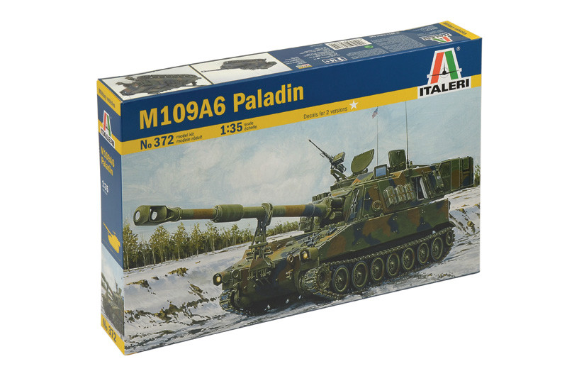 

M109A6 Paladin. Сборная модель САУ в масштабе 1/35. ITALERI 372