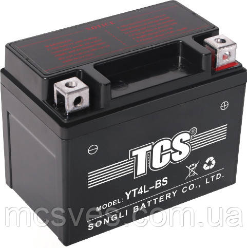 

Аккумулятор TCS YT4L-BS, 12V4Ah