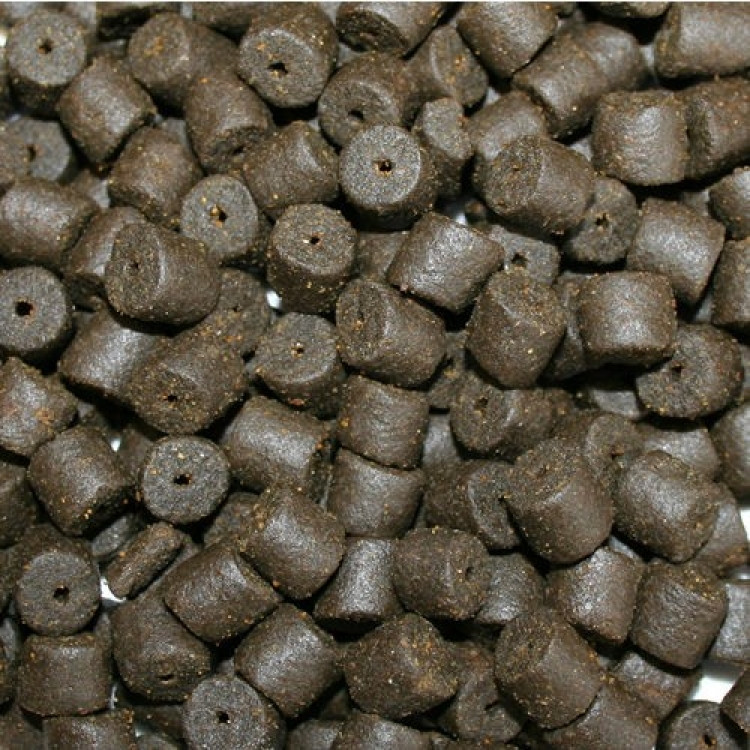 

Pellets пеллетс Black Halibut (премиум класcа с отверстием) 14 мм 1кг