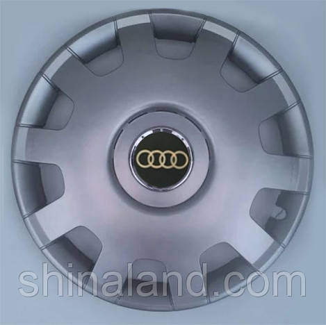 

Колпаки Audi R14 серебро - (SJS ke243) - комплект (4 шт.)