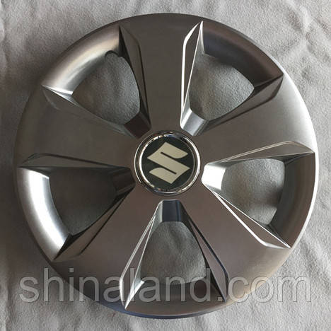 

Колпаки Suzuki R15 серебро - (SJS ke2243) - комплект (4 шт.)