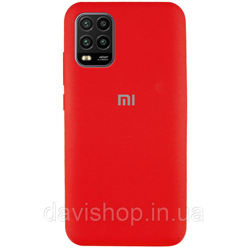 

Чехол Silicone Cover Full Protective (AA) для Xiaomi Mi 10 Lite, Красный / red