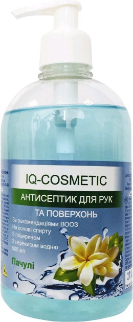 

Антисептик для рук и поверхностей IQ-Cosmetic Пачули 500 мл