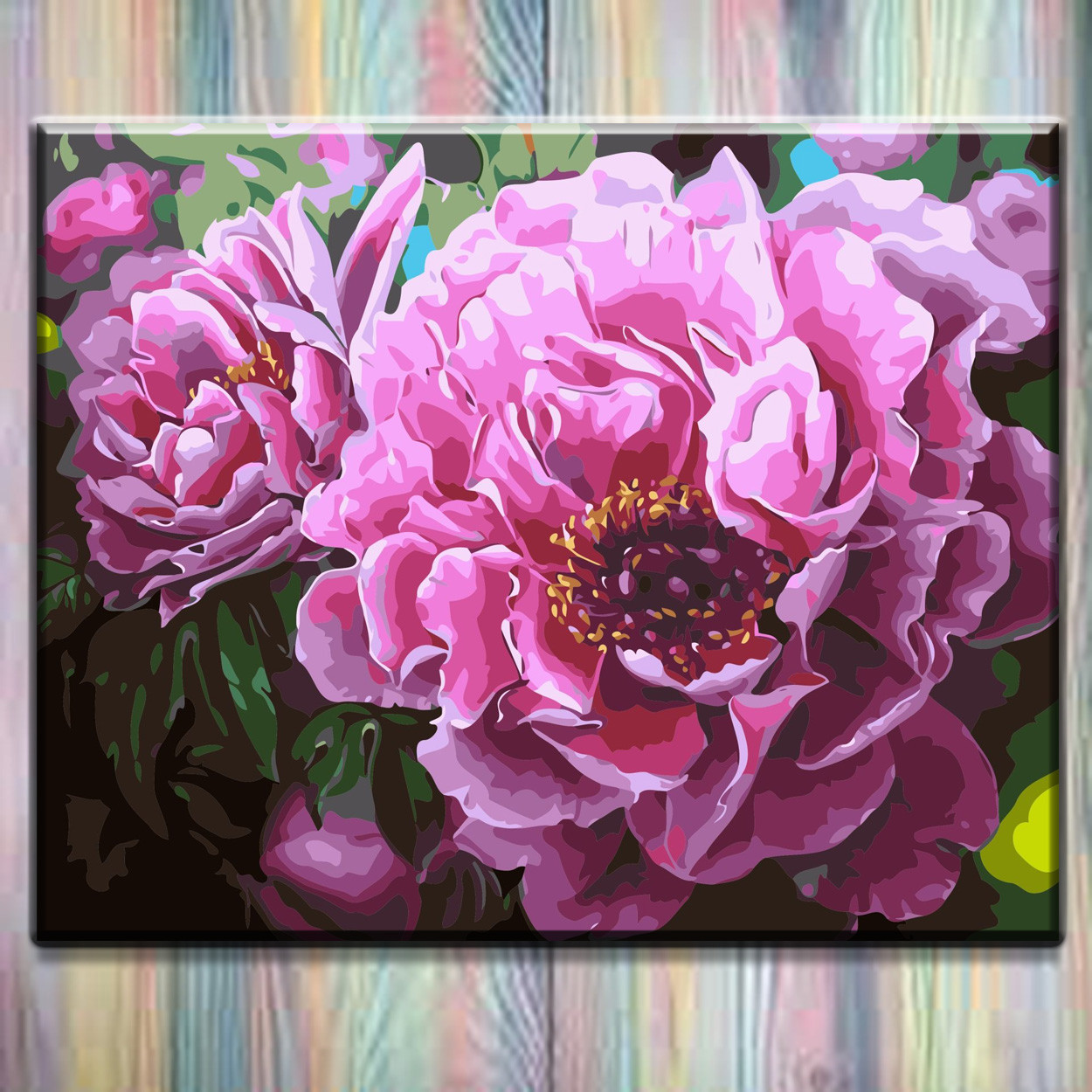 Картина за номерами ТМ ArtStory, полотно на підрамнику, Квіти 