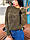 Вязаный свитер с ажурным рисунком, 42-46 рр, цвет горчичный, фото 2