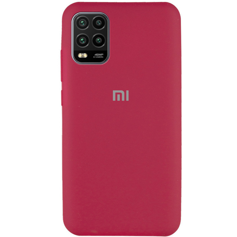 

Чехол Silicone Cover Full Protective (AA) для Xiaomi Mi 10 Lite, Красный / rose red