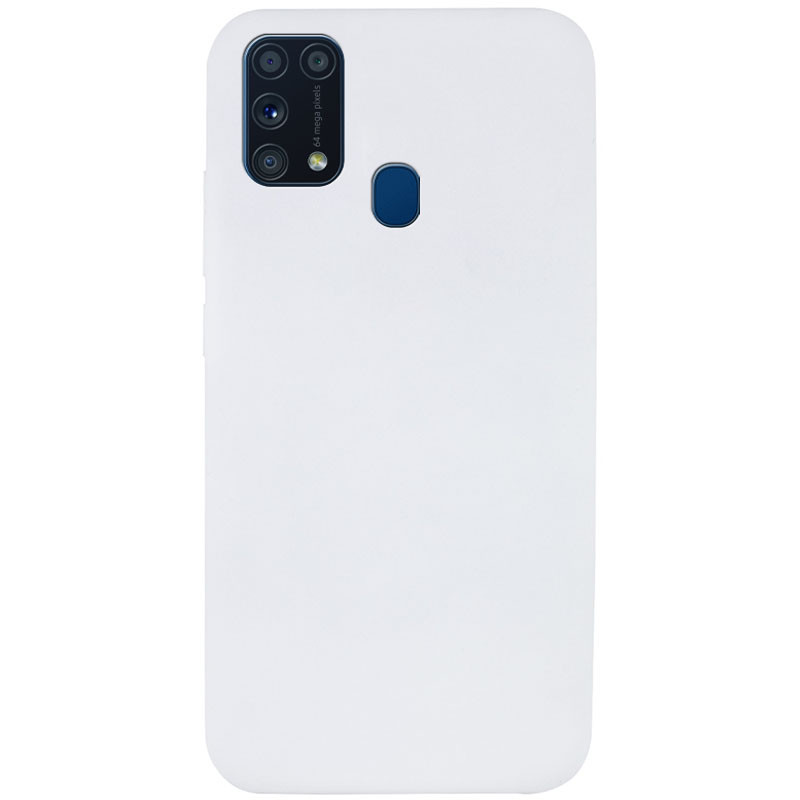 

Чехол Silicone Cover Full without Logo (A) на телефон Samsung Galaxy M31 разные цвета, Белый / white