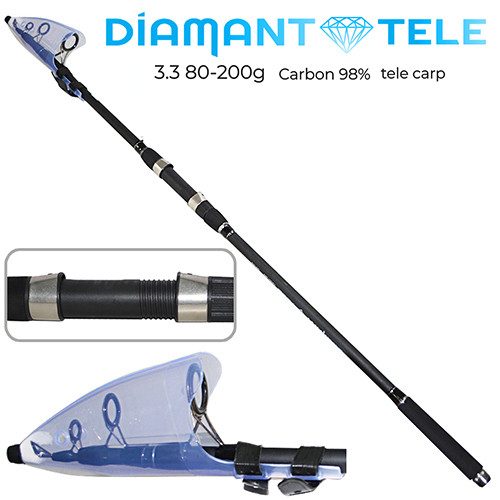 

Спиннинг телекарп Sams Fish Diamant 80-200г 3.3м