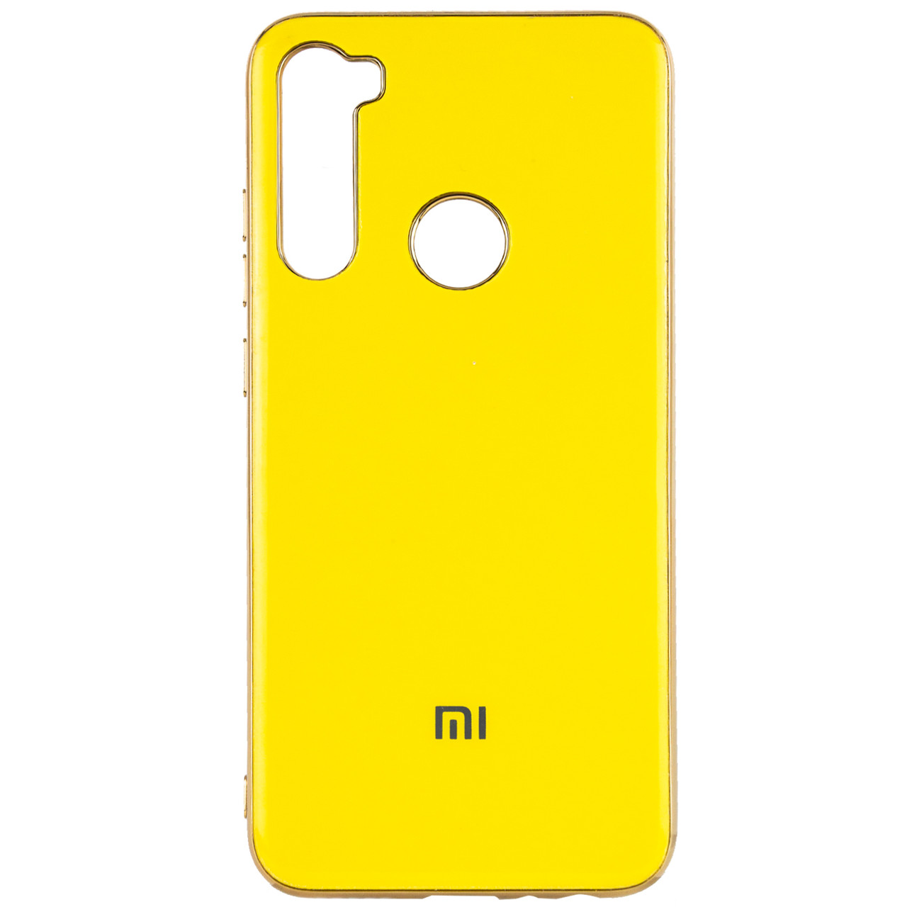 

TPU чехол GLOSSY LOGO на телефон Xiaomi Redmi Note 8 разные цвета Желтый