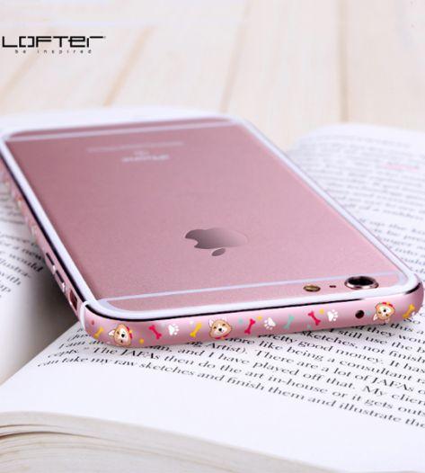 

Металлический бампер Lofter Cutie Series на телефон Apple iPhone 7 / 8 (4.7") разные цвета Собачка