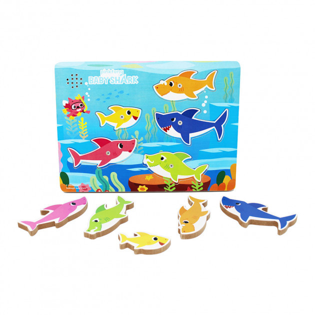 

Spin Master Пазл деревянный Baby Shark, SM98225/6053806