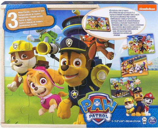 

Spin Master Пазл деревянный Paw Patrol (21 х 28 см), SM98297/6028789