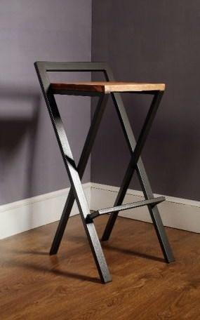 Стильный стул Лофт подойдет для баров, кафе, кухни студии, и просто для себя, фото 2