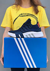 Кроссовки мужские Adidas Equipment Bl синие на белой подошве ((на стилі)), фото 3
