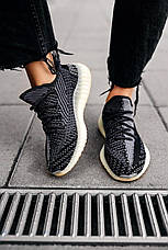 Кросівки жіночі Adidas Yeezy Boost 350 V2 Asriel чорні ((на стилі)), фото 3