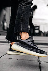 Кросівки жіночі Adidas Yeezy Boost 350 V2 Asriel чорні ((на стилі)), фото 3
