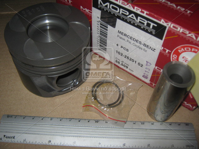 

Поршень Mercedes 88,50 OM611/612/613 d30 прямой шатун (производство Mopart) 102-25201 02