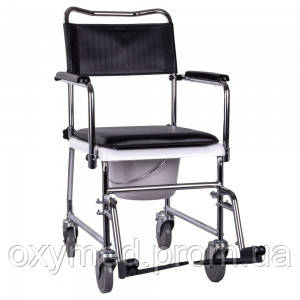 

Кресло-каталка с санитарным оснащением OSD-JBS367A , Стул-туалет для инвалидов хромированная УТОЧНЯТЬ ЦЕНУ
