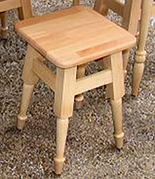 Табурет кухонный деревянный с точеной ногой Микс мебель, цвет бук натуральный