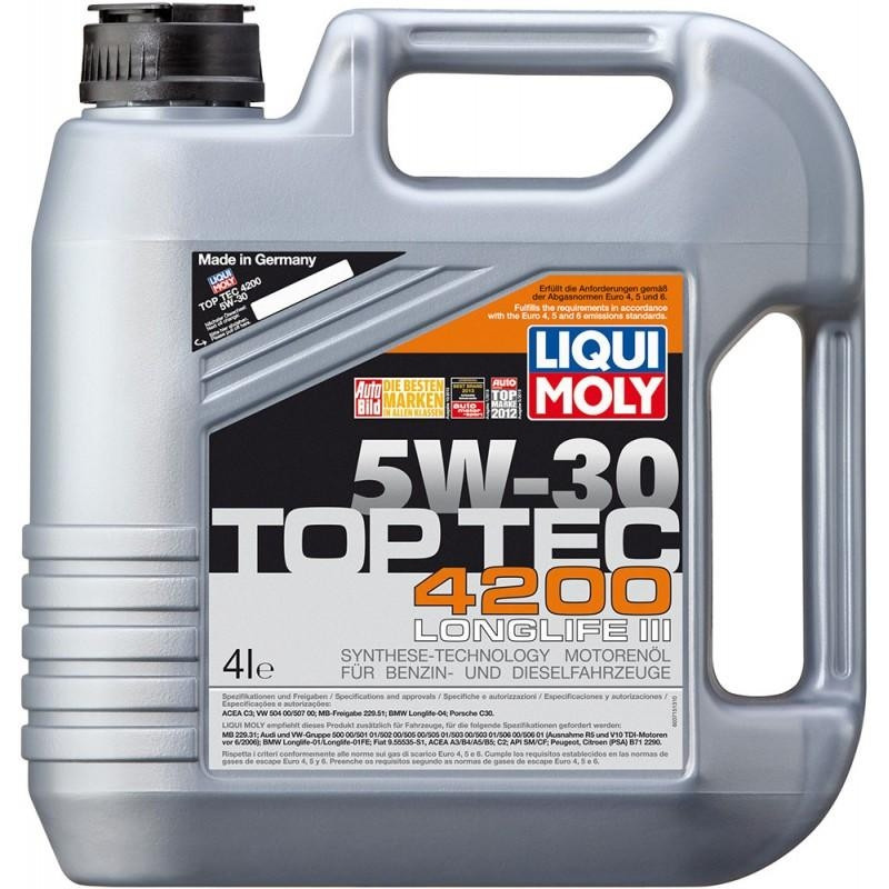 

Моторное масло Liqui Moly Top Tec 4200 5W-30 4л