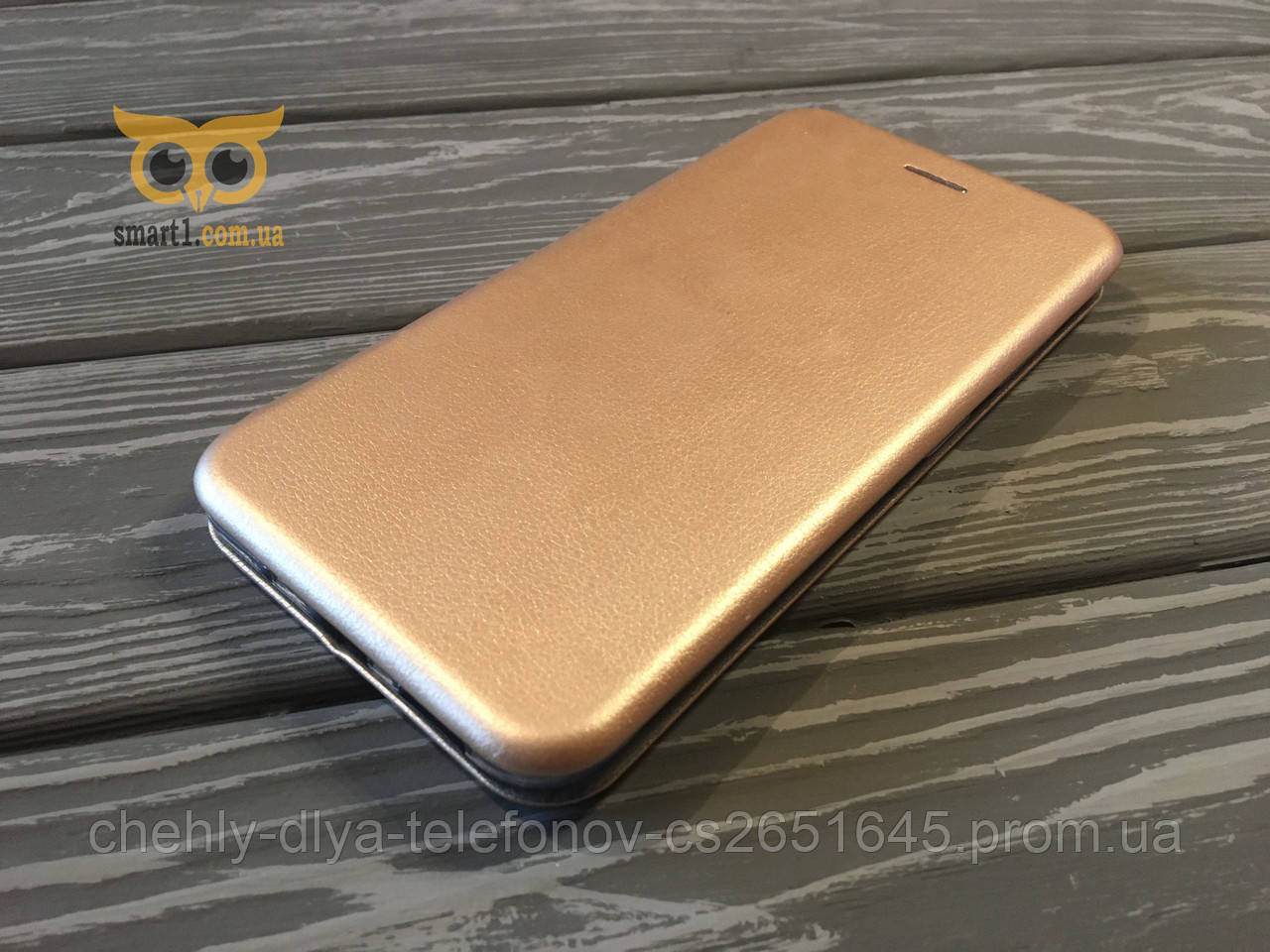 

Чехол книжка Classic для Samsung Galaxy A6s золотой