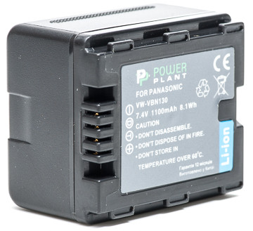 

Аккумулятор PowerPlant Panasonic VW-VBN130 1100mAh